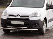 Citroen Berlingo 2008–2018 Voorbeschermbeugel ST016 (RVS) 51/42 mm foto 1