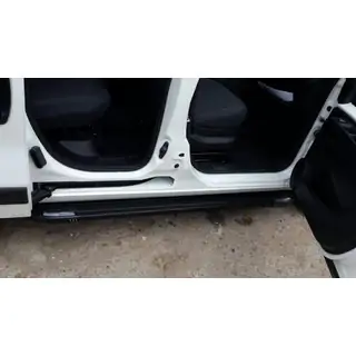 Side steps Rainbow Black (set 2 st., aluminium profiel) Fiat Fiorino/Qubo 2008–2024 foto 4