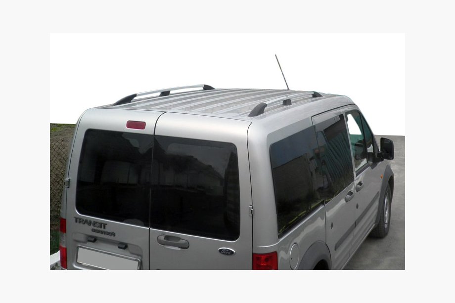 Ford Connect 2002–2006 Chromen dakrails Image