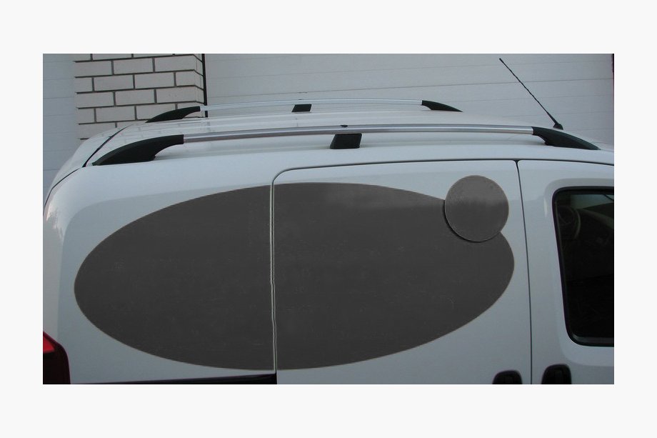 Fiat Fiorino/Qubo 2008–2024 Dakrails, chroom Kunststof voetjes Image
