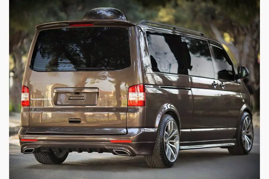 Volkswagen T5 Multivan 2003–2010 Achterbumperdiffuser Sport 2 (spuitklaar) Image
