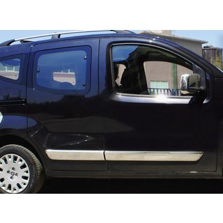 Deurstrip (set van 4, RVS) Citroen Nemo 2007–2017 foto 1