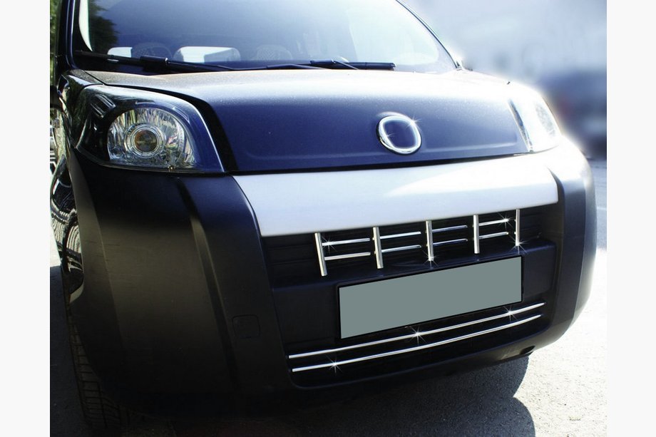 Citroen Nemo 2007–2017 RVS sierlijst voor radiateurgrille (15-delig) OmsaLine - Italiaans roestvrij staal Image