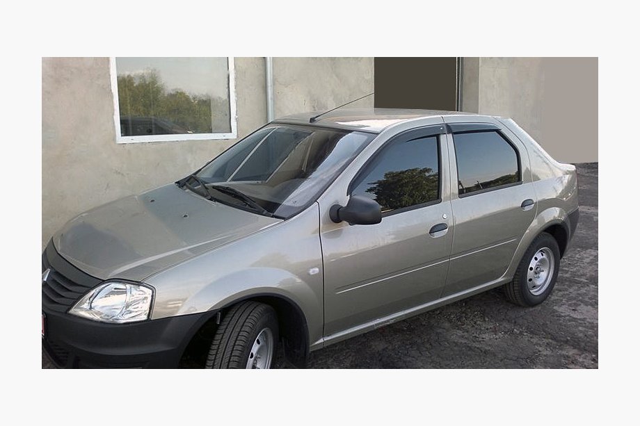 Dacia Logan I 2005–2008 Raamdeflectoren (set van 4, ANV) Image