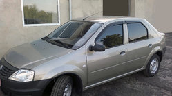 Dacia Logan I 2005–2008 Raamdeflectoren (set van 4, ANV) foto 1