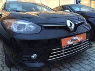 Renault Fluence 2009–2016 Eendelig bumperrooster (2013-2016, RVS) foto 2