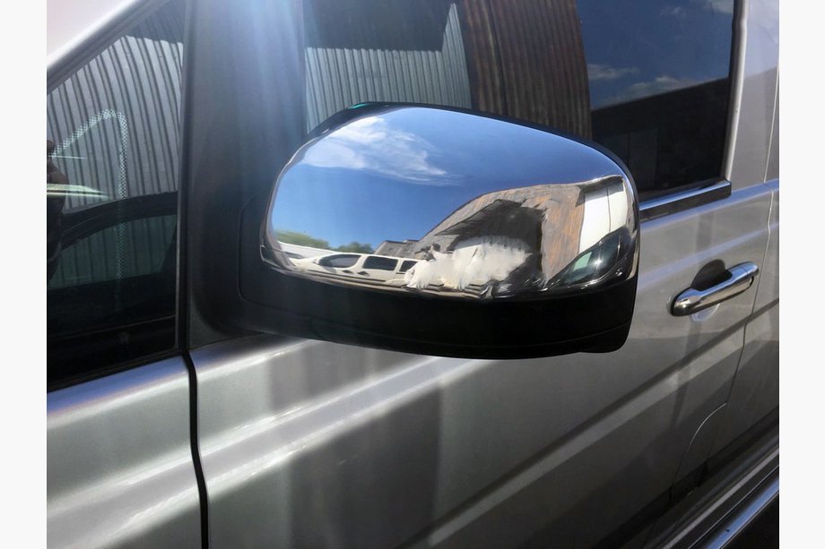 Mercedes Vito W639 2004–2014 Spiegelkappen Vito 2010-2015 (2 st.) Carmos - Turks staal Foto 5