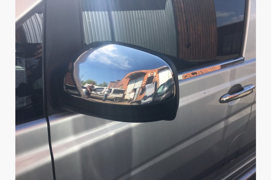 Mercedes Vito W639 2004–2014 Spiegelkappen Vito 2010-2015 (2 st.) Carmos - Turks staal Foto 4
