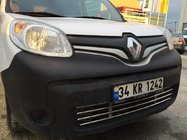 Renault Kangoo 2008–2020 Eendelige bumpergrille (RVS) foto 2