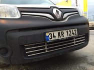 Renault Kangoo 2008–2020 Eendelige bumpergrille (RVS) foto 6