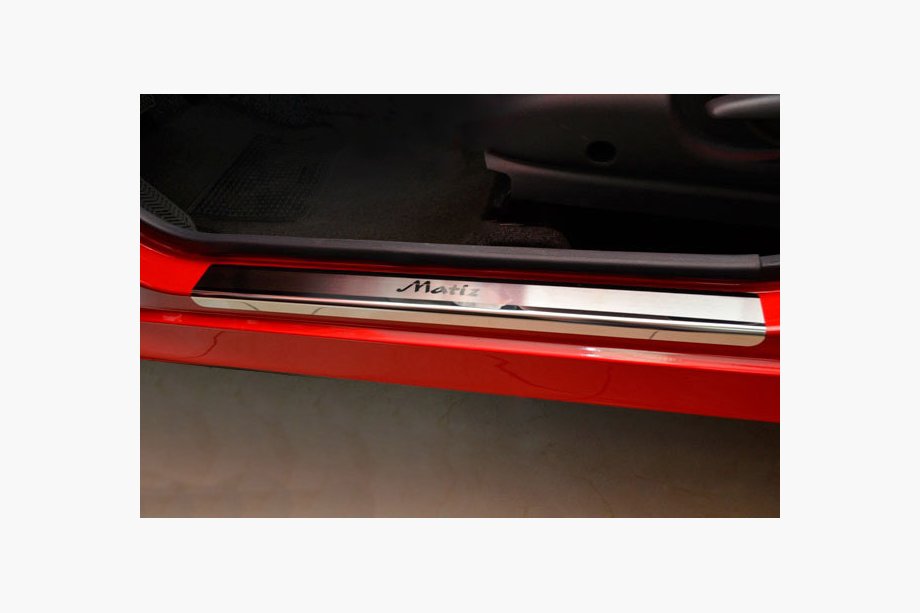 Daewoo Matiz 1998–2008 RVS instaplijsten NataNika Premium (set 4 stuks) Image