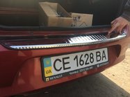 Dacia Logan I 2008–2012 RVS sierlijst voor achterbumper Carmos (RVS) foto 2