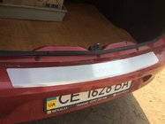 Dacia Logan I 2008–2012 RVS achterbumper beschermlijst Nataniko foto 2