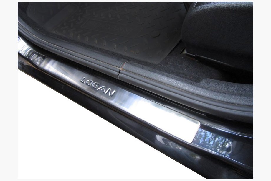 Renault Logan MCV 2005–2013 OmsaLine instaplijsten (set 4 st., RVS) Image
