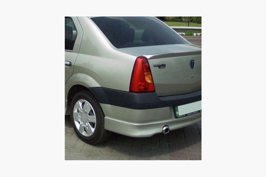 Renault Logan I 2005–2008 Achterbumper (bumpercover, spuitklaar) Image