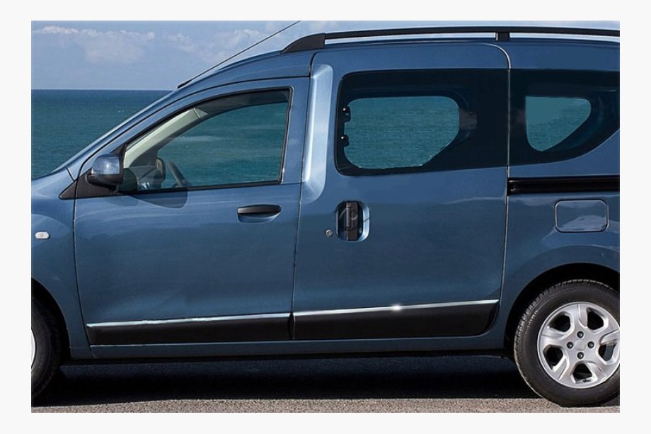 Dacia Dokker 2013–2022 Deur sierlijst (set 4 stuks, RVS) Image