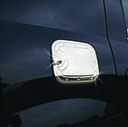 Dacia Logan I 2008–2012 RVS afdekking voor tankklep foto 1