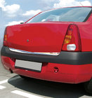 Dacia Logan I 2008–2012 RVS sierlijst onderrand achterklep foto 1