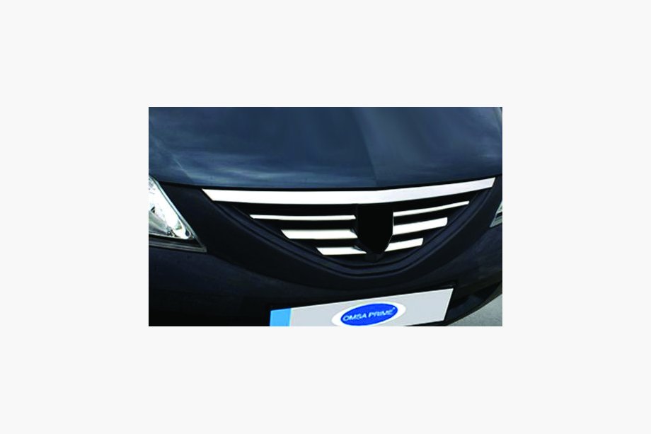 Dacia Logan MCV 2004–2014 RVS sierlijsten voor het voorrooster Image
