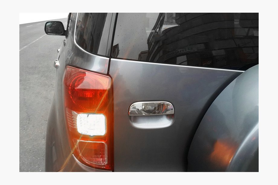 Daihatsu Terios 2006–2017 RVS afdekking voor achterklep-openingsgreep Image