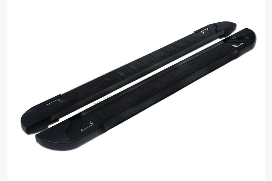Audi Q7 2015–2026 RedLine Black zijsteps (set van 2, aluminium) Image