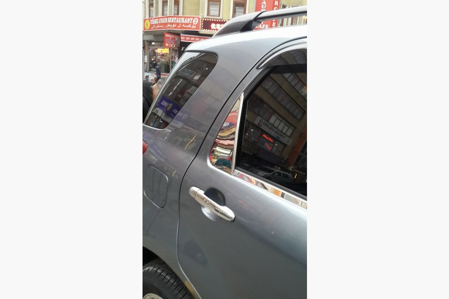 Daihatsu Terios 2006–2017 RVS sierlijst voor raamdeflectoren (2 stuks) Foto 6