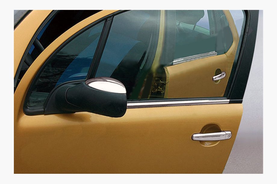 Fiat Stilo 2001–2007 Buitenste raamomlijsting set (6 stuks, RVS) Foto 1