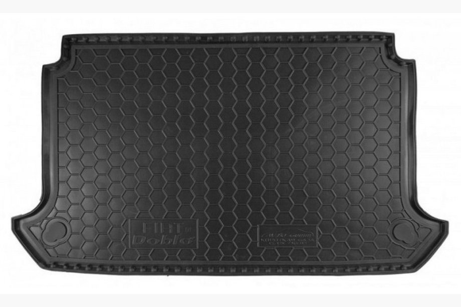 Fiat Doblo I 2001–2005 Kofferbakmat met net, korte wielbasis, 5 zitplaatsen (Autogumm, kunststof) Image