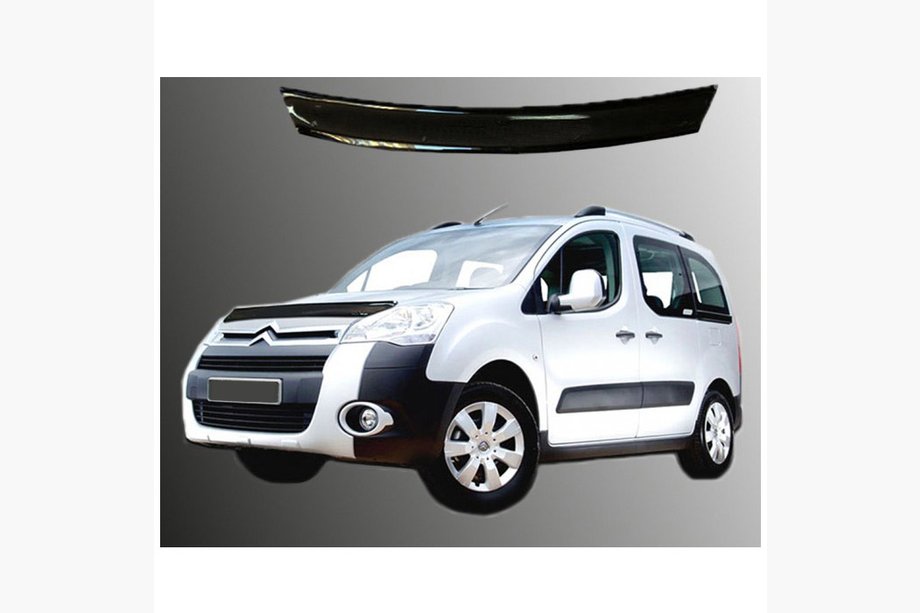 Peugeot Partner Tepee 2008–2018 Motorkapdeflector kort (EuroCap) Image