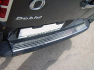 Fiat Doblo I 2001–2005 OmsaLine RVS achterbumper beschermlijst Mat foto 1