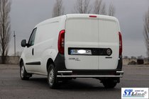 Opel Combo 2012–2018 Achterbeschermbeugel AK005/2 - dubbel (RVS) foto 5