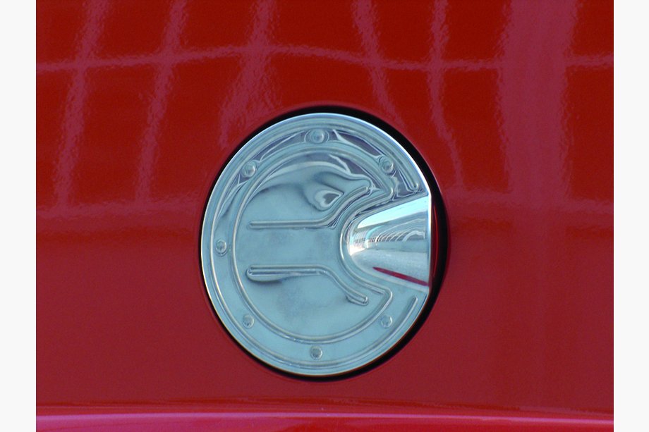Fiat Doblo I 2005–2010 RVS tankklep cover OmsaLine - Italiaans roestvrij staal Foto 2