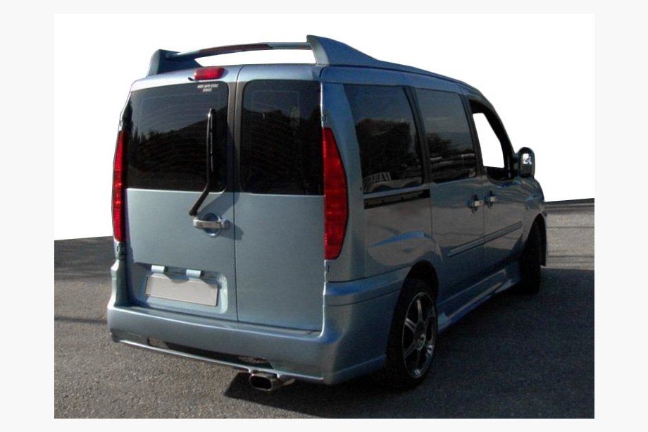 Fiat Doblo I 2001–2005 Dakrails met spoiler HRV-type (spuitklaar) Image