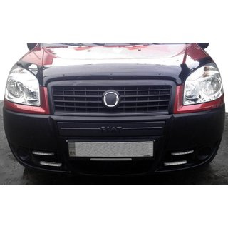 Middelste winterafdekking voor de grille Fiat Doblo I 2005–2010 foto 2