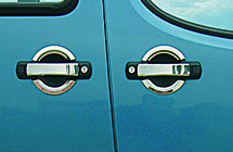 Fiat Doblo I 2005–2010 Deurgreep covers (set 4 stuks, RVS) foto 5