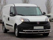 Fiat Doblo II 2010–2022 Frontbeschermer ST016-3 (RVS) 51/51 mm foto 1