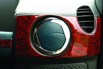 Fiat Doblo I 2005–2010 RVS afdekking voor ventilatierooster (set van 4) foto 1