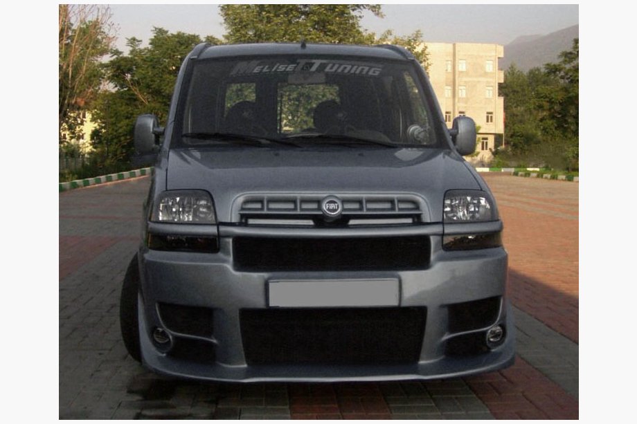 Fiat Doblo I 2001–2005 Bumperlijsten Sorento-style (spuitklaar) Image