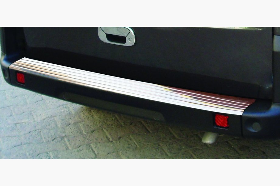 Fiat Doblo I 2005–2010 OmsaLine RVS achterbumper beschermlijst Foto 2