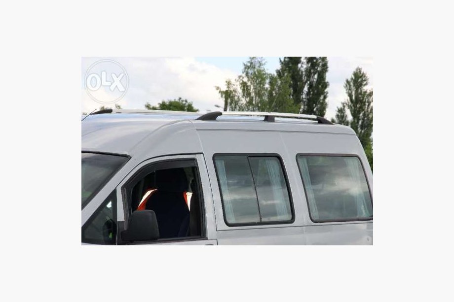Fiat Scudo 1996–2007 Chromen dakrails Lange wielbasis, metalen voetjes Foto 2