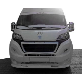 Voorbumper lip spoiler 2014↗︎ (smal met LED, spuitklaar) foto 1