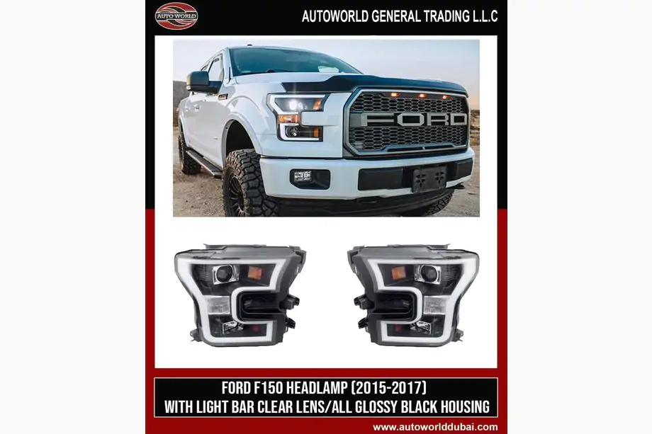 Ford F-150 2014–2021 Koplampen (2 stuks, LED) Image