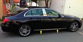 Mercedes E-class W213 2016–2023 Chroom deurlijsten type-1 (set 4 st., RVS) foto 1