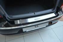 Volkswagen Passat CC 2008–2017 Achterbumperbeschermer Natanika (RVS) foto 1