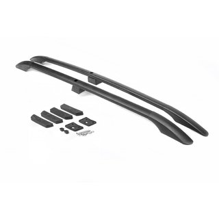 Aluminium dakrails (Caravan, zwart)