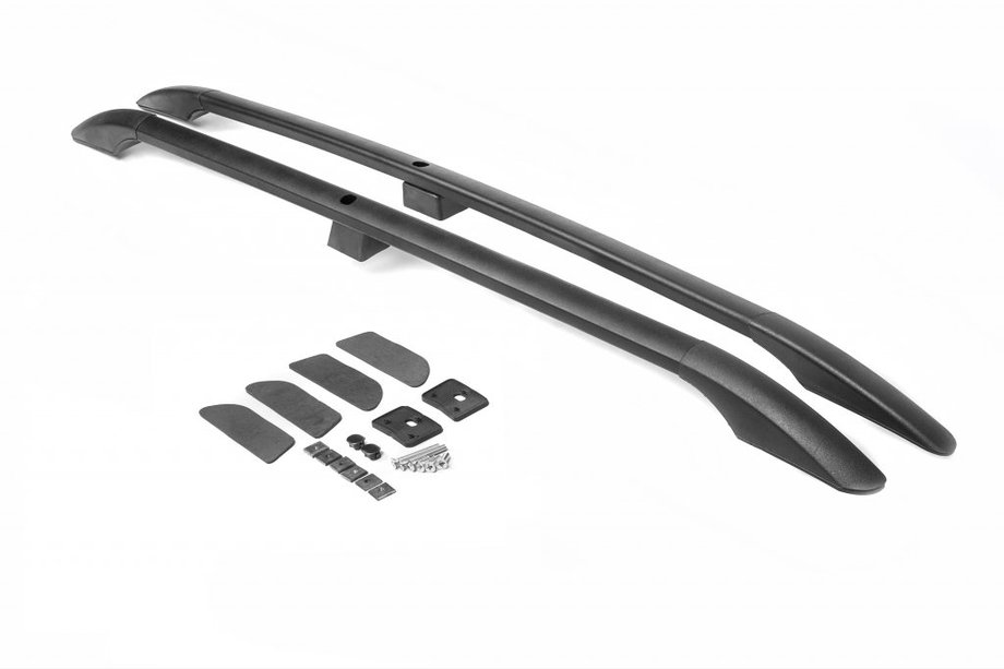 Volkswagen Touareg 2002–2010 Dakrails zwart (Turks design) Metalen montagevoeten Image