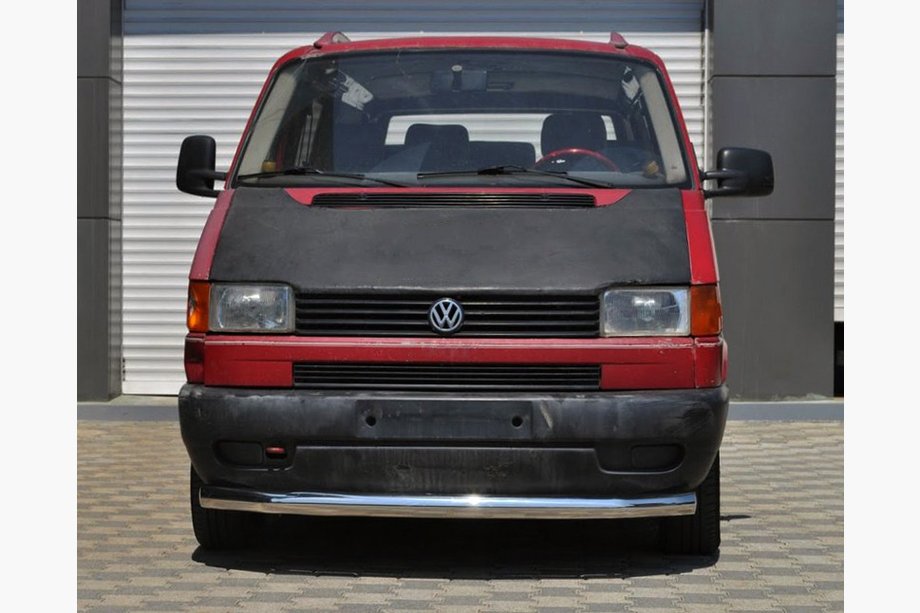 Volkswagen T4 Caravelle/Multivan 1990–2003 Voorbumperbescherming ST008 (RVS) 60 mm Image