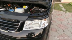 Volkswagen T5 Multivan 2003–2010 Koplampwimpers (set van 2, kunststof, zwart) Mat zwart foto 2