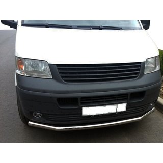 Enkele RVS voorbescherming Volkswagen T5 Transporter 2003–2010 foto 2