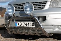 Volkswagen T5 Transporter 2003–2010 Bullbar WT003 (RVS) 50 mm, zonder opschrift foto 3